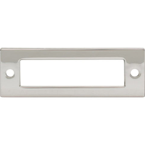 Hollin Backplate 3 Inch (c-c) - Polished Nickel - PN