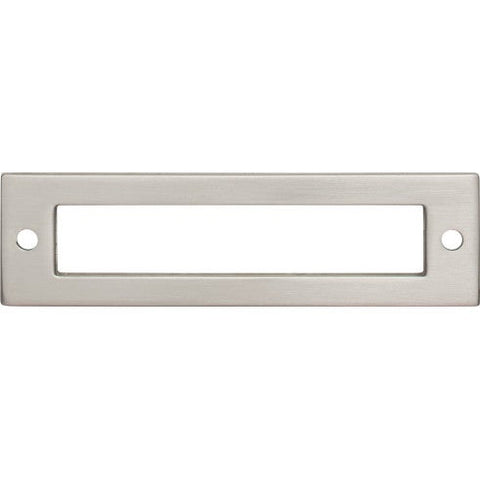 Hollin Backplate 3 3/4 Inch (c-c) - Brushed Satin Nickel - BSN