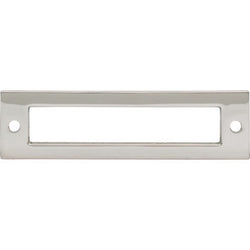 Hollin Backplate 3 3/4 Inch (c-c) - Polished Nickel - PN