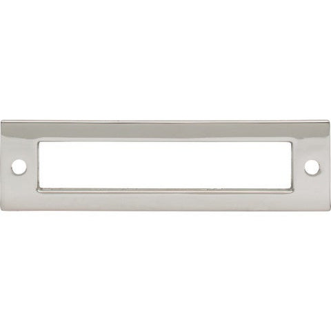 Hollin Backplate 3 3/4 Inch (c-c) - Polished Nickel - PN