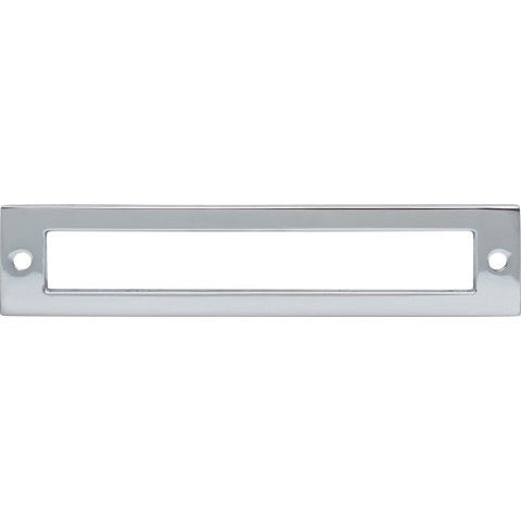 Hollin Backplate 5 1/16 Inch (c-c) - Polished Chrome - PC