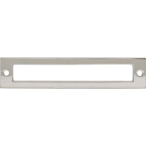 Hollin Backplate 5 1/16 Inch (c-c) - Polished Nickel - PN