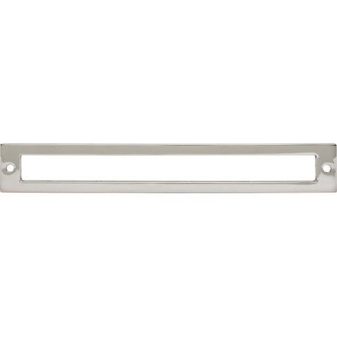 Hollin Backplate 7 9/16 Inch (c-c) - Polished Nickel - PN