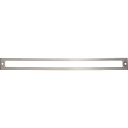 Hollin Backplate 12 Inch (c-c) - Brushed Satin Nickel - BSN