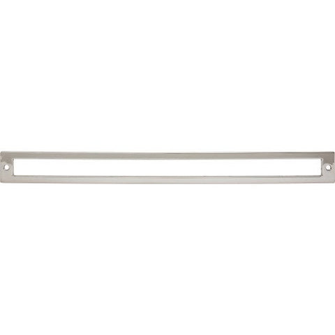 Hollin Backplate 12 Inch (c-c) - Polished Nickel - PN