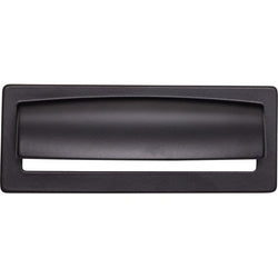 Hollin Cup Pull 3 3/4 Inch (c-c) - Flat Black - BLK