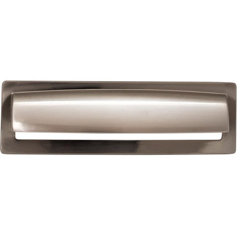 Hollin Cup Pull 5 1/16 Inch (c-c) - Brushed Satin Nickel - BSN