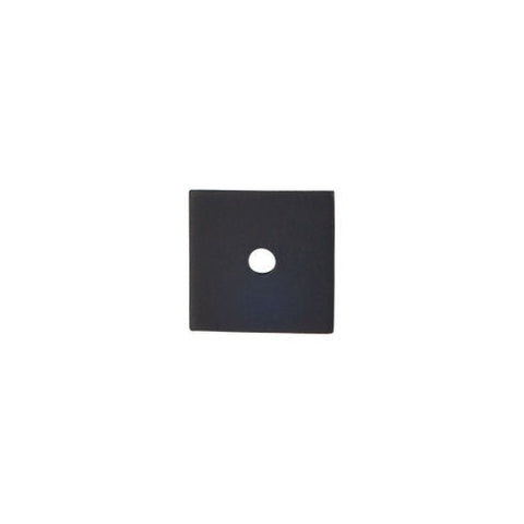 Square Backplate 1 Inch - Flat Black - BLK