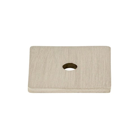 Square Backplate 1 Inch - Brushed Satin Nickel - BSN