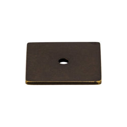 Square Backplate 1 1/4 Inch - German Bronze - GBZ