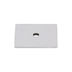 Square Backplate 1 1/4 Inch - Polished Chrome - PC