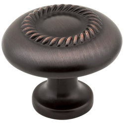 Cypress 1-1/4" Knob - Brushed Oil Rubbed Bronze