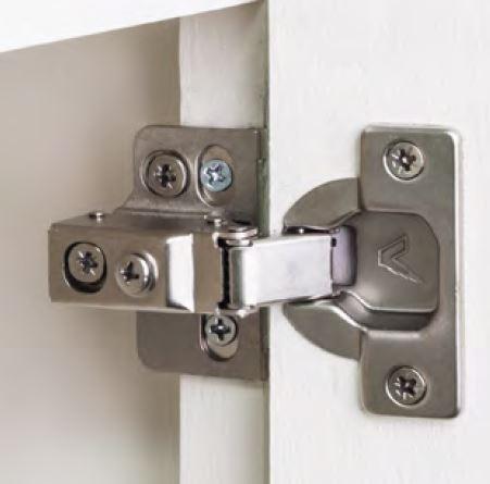 Amerock 2 Pack 1/2 inch Overlay Soft-Closing Compact Concealed Hinge Amerock 2 Pack 1/2 inch Overlay Soft-Closing Compact Concealed Hinge